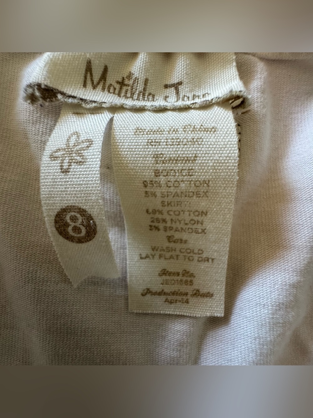 Matilda Jane Girls Size 8 Tiered Floral Patchwork Ruffle Dress (M1) - Picture 9 of 10